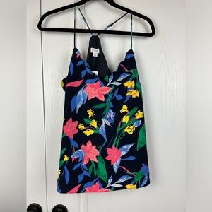 J Crew Printed Tank Size 10 Medium Colorful Floral New With Tags